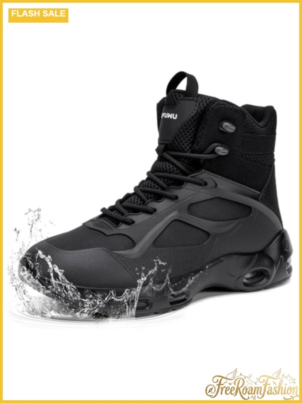Womens Wide Waterproof Tactical Boots EMS EMT Hiking Combat Ankle